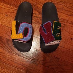 Tory Burch Varsity Slides